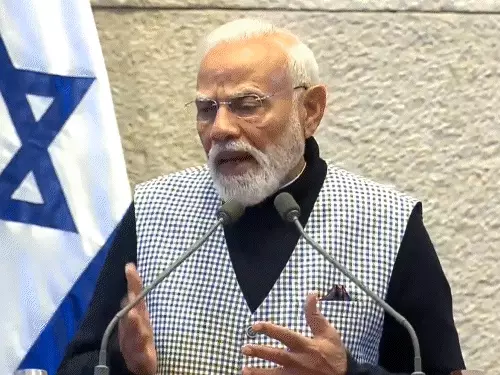 मोदी को इजराइली संसद का सर्वोच्च सम्मान 