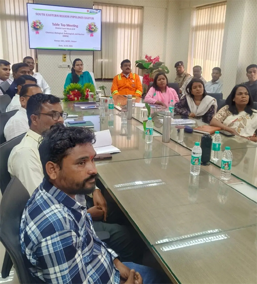 इंडियन ऑयल में जिला स्तरीय सीबीआरएन मॉक ड्रिल से पूर्व प्रशासनिक समन्वय बैठक आयोजित