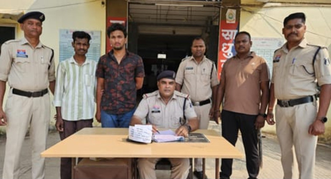 अवैध नशीली दवाई के साथ 2 गिरफ्तार