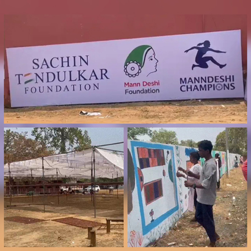 सचिन तेंदुलकर के दंतेवाड़ा प्रवास की तैयारियां जोरों पर, खेल मैदान का करेंगे उद्घाटन 