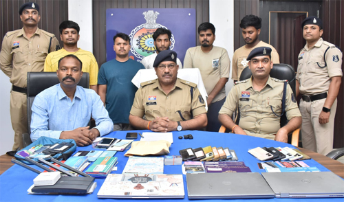 सिटी कोतवाली पुलिस का सर्जिकल स्ट्राइक, ऑनलाइन सट्टा गिरोह के 6 मुख्य संचालक व सहयोगी गिरफ्तार