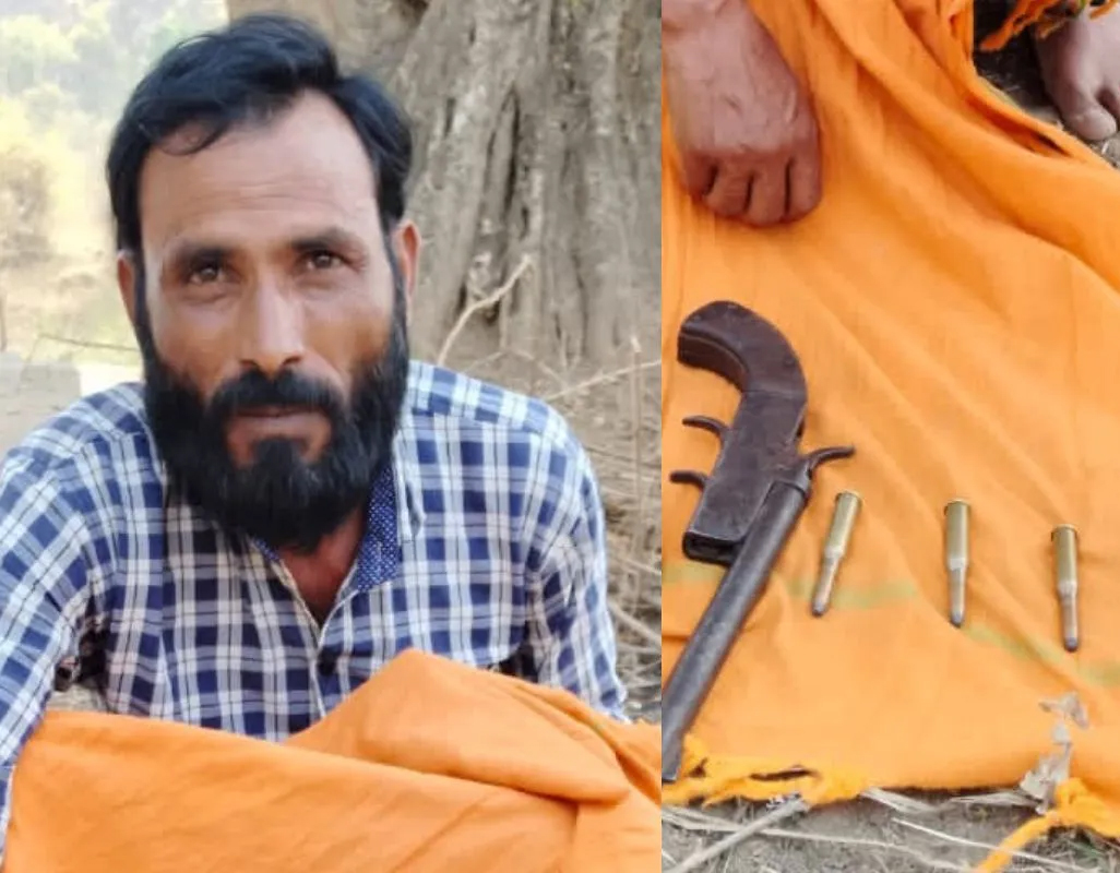 देसी कट्टा लेकर महिला को जान से मारने की धमकी देने वाला राजेश गिरफ्तार