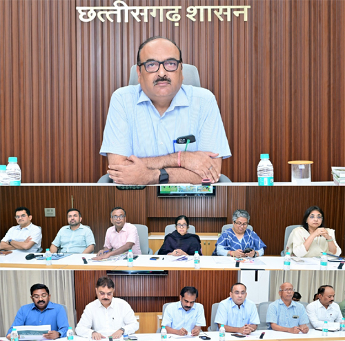 ग्रामीण क्षेत्रों को जलवायु परिवर्तन के अनुकूल बनाने और ग्राम पंचायतवार कार्ययोजना बनाएं - मुख्य सचिव विकासशील