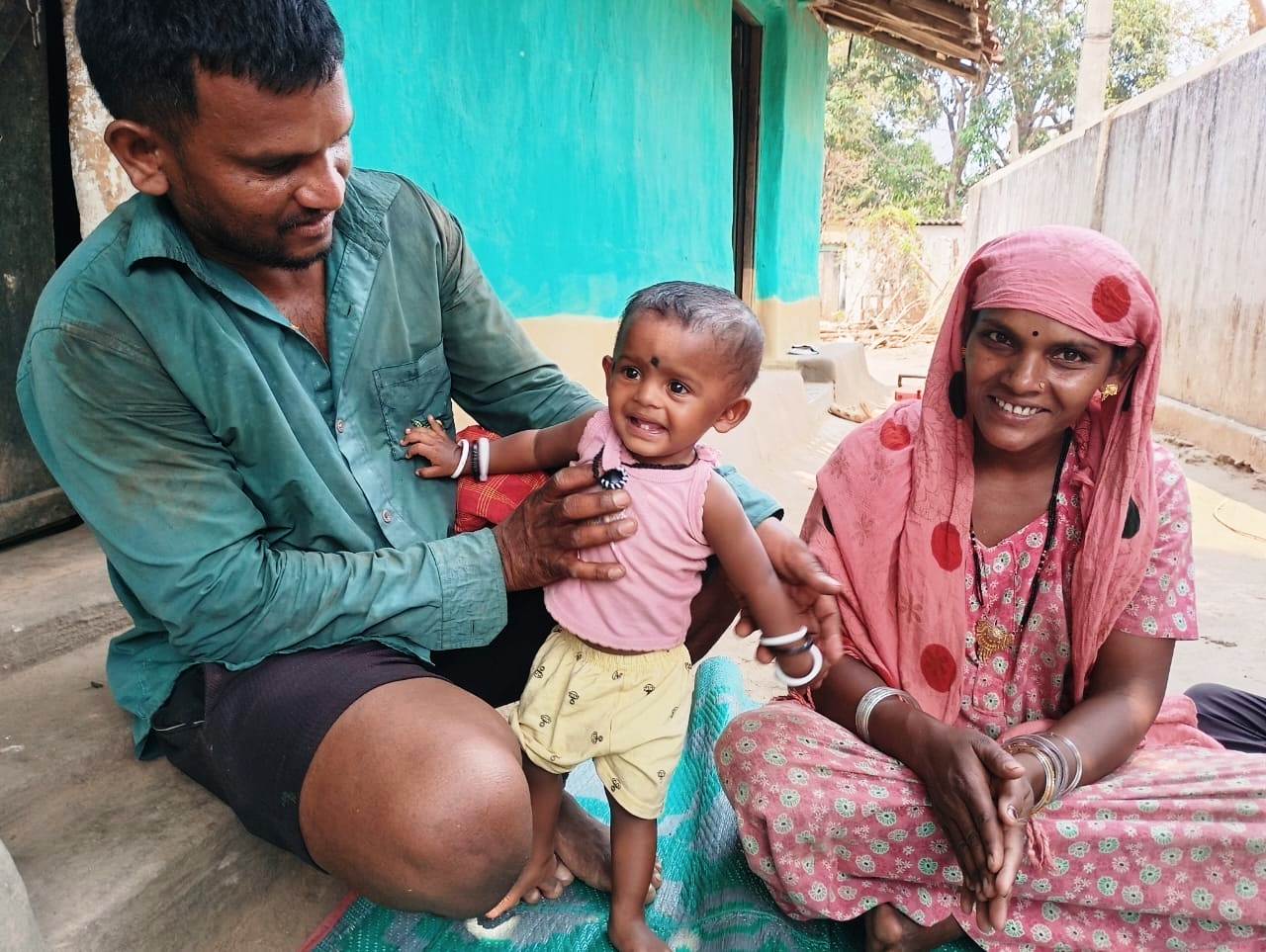 प्रोजेक्ट धड़कन से 2 साल की पारूल को मिला नया जीवन