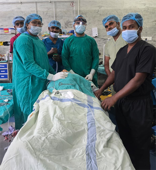 जिला चिकित्सालय में 7 वर्षीय गौरव का हुआ सफल टॉन्सिल ऑपरेशन