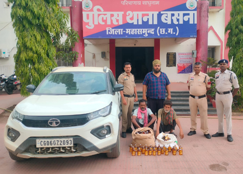 पूर्व नगर पालिका सभापति हरदीप अंग्रेजी शराब परिवहन करते गिरफ्तार, आठ अन्य भी