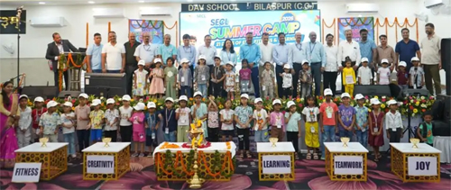 एसईसीएल मुख्यालय में समर कैंप का शुभारंभ, बच्चों के सर्वांगीण विकास हेतु 21 दिवसीय रचनात्मक एवं शिक्षाप्रद पहल