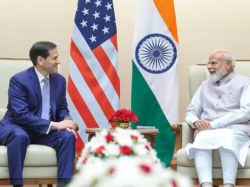 ट्रम्प ने पीएम मोदी को अमेरिका आने का न्योता दिया,विदेश मंत्री रूबियो दिल्ली में पीएम से मिले