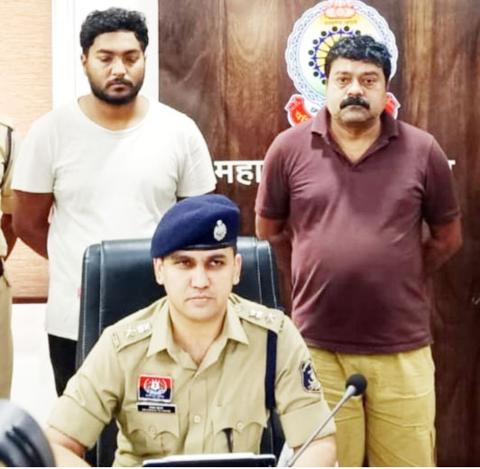 एलपीजी गैस से भरे कैप्सूल ट्रकों के गबन और कालाबाजारी के मामले में पिता-पुत्र गिरफ्तार
