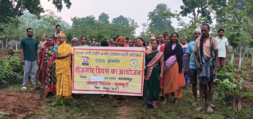 जशपुर की सभी ग्राम पंचायतों में रोजगार दिवस का आयोजन, मनरेगा से रोजगार और विकास को मिली नई गति