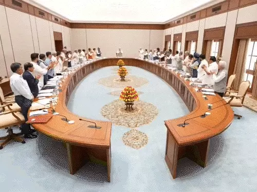 मोदी के नेतृत्व में बने रिकॉर्डों के लिए कैबिनेट ने पारित किया अभिनंदन प्रस्ताव, कई बड़े फैसले भी लिये गये