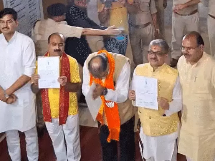 एमपी- भाजपा ने तीनों राज्यसभा सीट निर्विरोध जीतीं