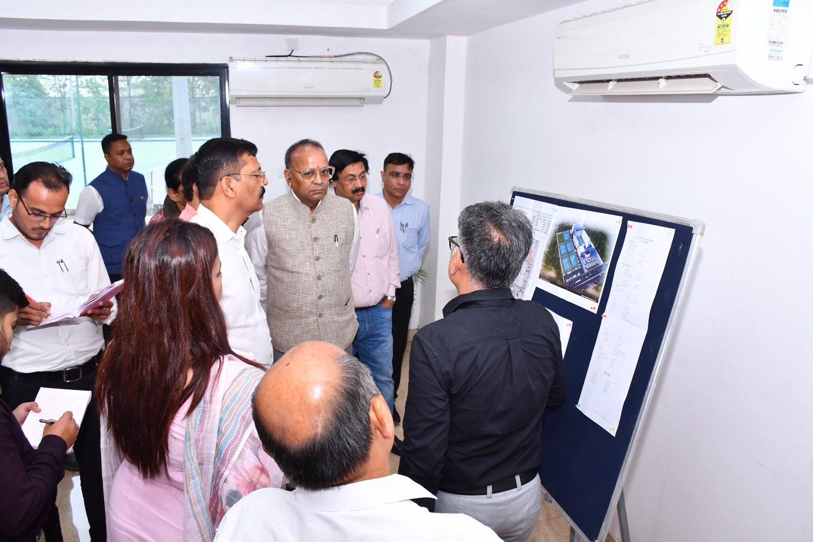विधान सभा की प्राक्कलन समिति ने अंतरराष्ट्रीय टेनिस अकादमी का किया स्थल निरीक्षण