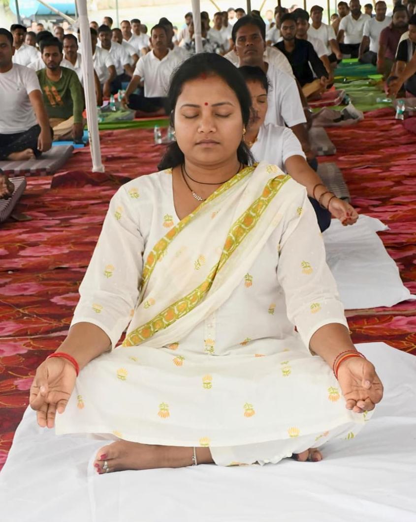 योग से स्वस्थ जीवन और सशक्त समाज का निर्माण संभव : मंत्री  लक्ष्मी राजवाड़े