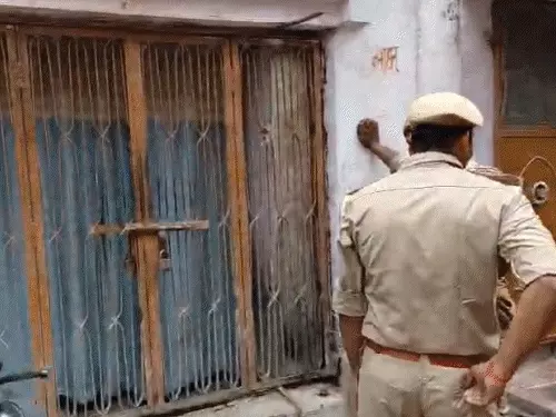 राममंदिर चढ़ावा चोरी- 8 आरोपियों के घर पुलिस की छापेमारी
