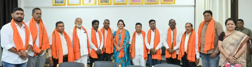 महापौर से मिले रायपुर नगर निगम के एल्डरमैन, कल लेंगे शपथ