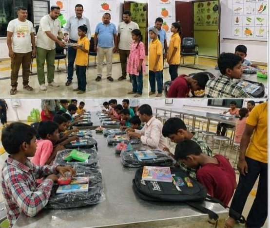 दिशांत संजीवनी ने दिव्यांग पुनर्वास केंद्र में 38 छात्रों को शैक्षणिक सामग्री का किया वितरण 