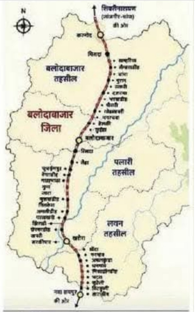 खरसिया परमालकसा वाया बलौदाबाजार, नवा रायपुर नई रेल लाइन परियोजना, दपूमरे ने भू स्वामियों की जारी की सूची