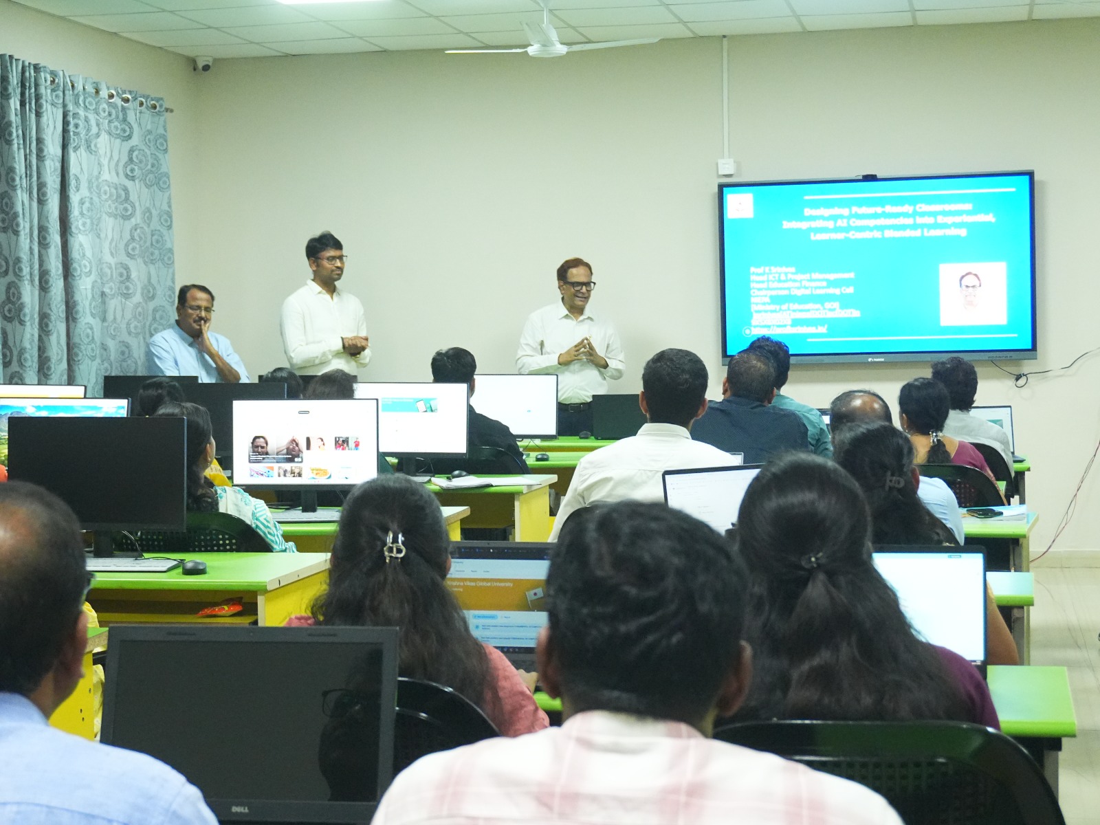 कृष्णा विकास ग्लोबल यूनिवर्सिटी में उच्च शिक्षा में जनरेटिव एआई और उन्नत तकनीक पर 3 दिवसीय फैकल्टी डेवलपमेंट प्रोग्राम का सफल आयोजन