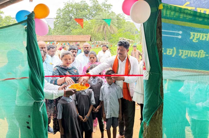 वर्ष 2013 से बंद बीजापुर प्राथमिक शाला मेट्टापारा का हुआ पुन: शुभारंभ