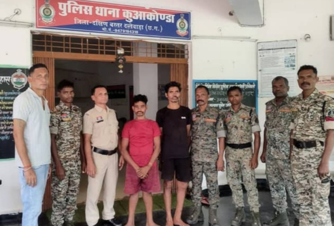 चाकू से वार कर हत्या का प्रयास करने वाले दो आरोपी गिरफ्तार