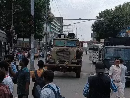 पटना- छात्रों का प्रदर्शन, पहली बार बुलेट प्रूफ बंकर मंगवाया:वाटर कैनन चली