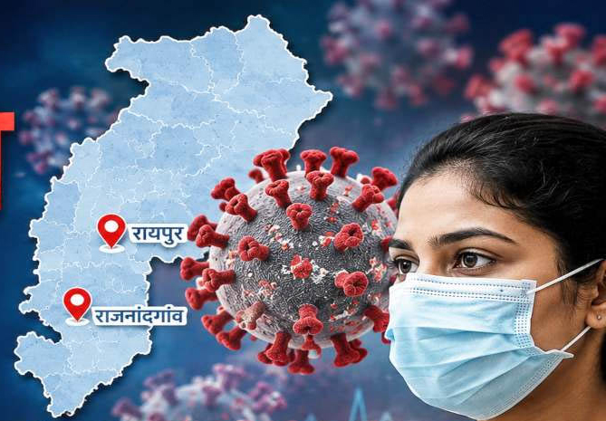 स्वाइन फ्लू के बीच रायपुर व राजनांदगांव में मिले कोरोना के मरीज