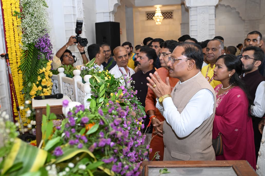 भगवान श्रीकृष्ण का जीवन हमें धर्म, कर्तव्य और लोककल्याण के मार्ग पर चलने की देता है प्रेरणा - मुख्यमंत्री  विष्णुदेव साय