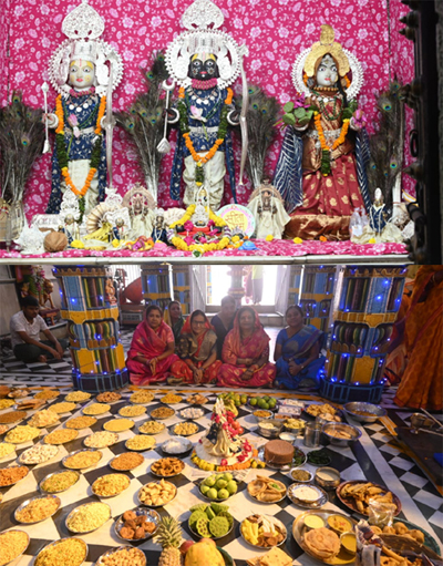 जैतू साव मठ में श्रद्धा और उल्लास से मनाई गई राधा अष्टमी