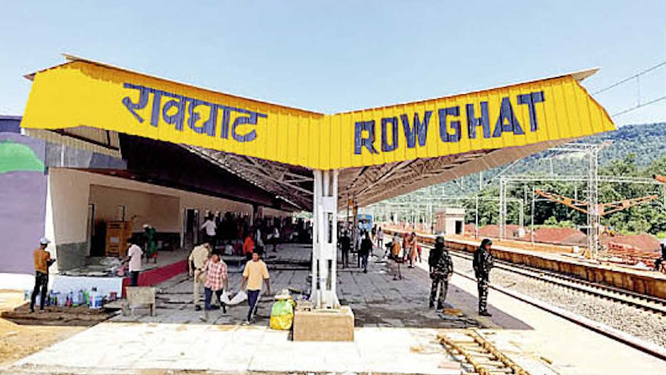 ताड़ोकी-रावघाट रेल लाइन पर जल्द शुरू होगा यात्री ट्रेन का परिचालन