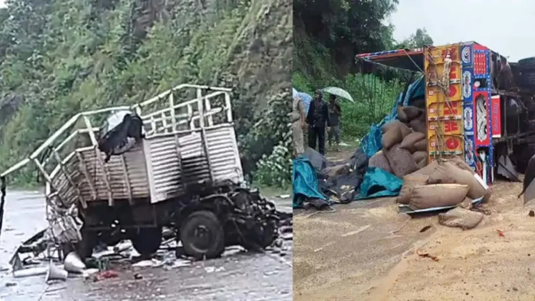 ट्रक ने डीजे  पिकअप को मारी टक्कर, 6 की मौत, 7 की हालत गंभीर