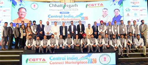 सेंट्रल इंडिया कनेक्ट छत्तीसगढ़ मार्केट प्लेस-2026 में देश-विदेश के टूर ऑपरेटर्स, ट्रैवल एजेंट्स और हॉस्पिटैलिटी विशेषज्ञों का संगम