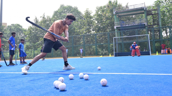 खेल अकादमियों में प्रवेश के लिए 169 खिलाडिय़ों ने दिखाया दमखम