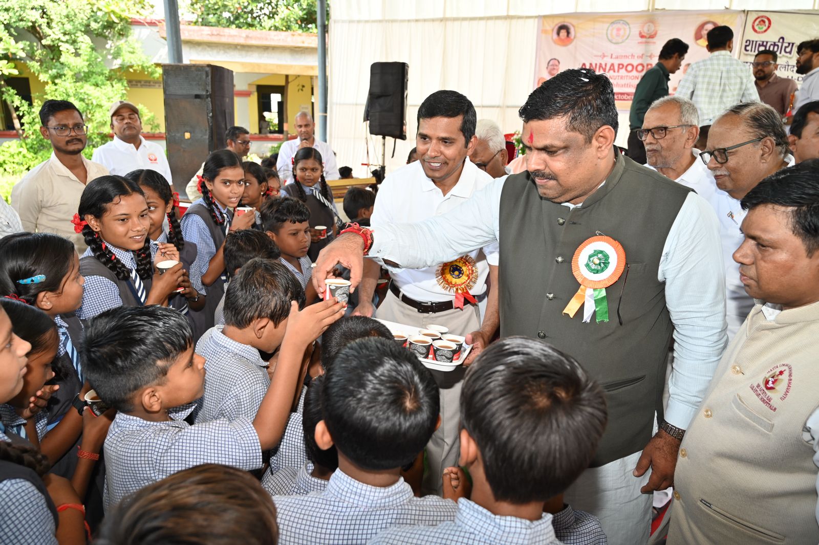 शिक्षा मंत्री यादव ने स्कूलों में साईंश्योर न्यूट्रिशन पायलट प्रोजेक्ट का किया शुभारंभ