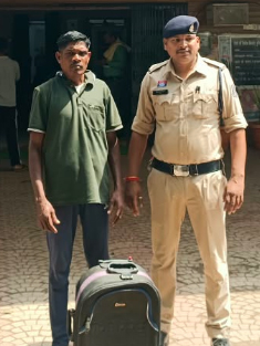 भाठागांव बस स्टैंड के पास 5.448 किलो गांजे के साथ आरोपी गिरफ्तार