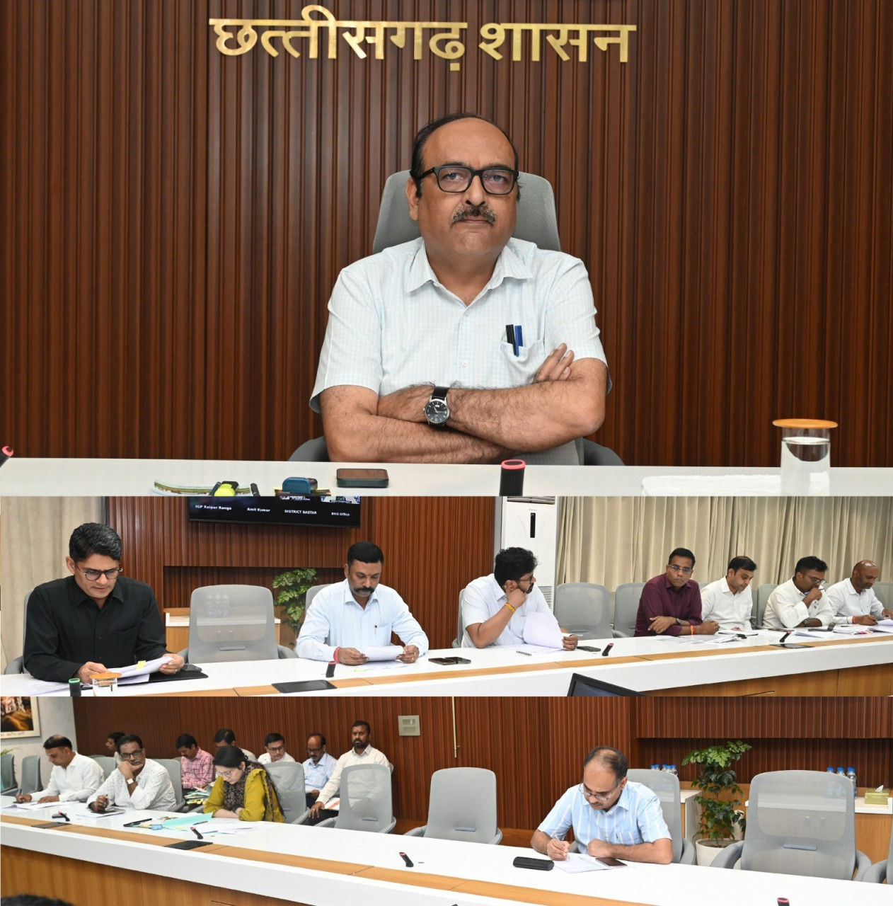  राष्ट्रपति के प्रस्तावित छत्तीसगढ़ प्रवास की तैयारियों को लेकर मुख्य सचिव की अध्यक्षता में उच्च स्तरीय समीक्षा बैठक आयोजित