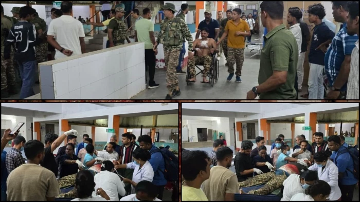 सीआरपीएफ के 4 जवान झुलसे, 2 गंभीर, विस्फोटक को नष्ट करते समय हुआ ब्लास्ट