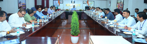राष्ट्रपति द्रौपदी मुर्मू के छत्तीसगढ़ प्रवास की तैयारियों के संबंध में लोकभवन में बैठक आयोजित