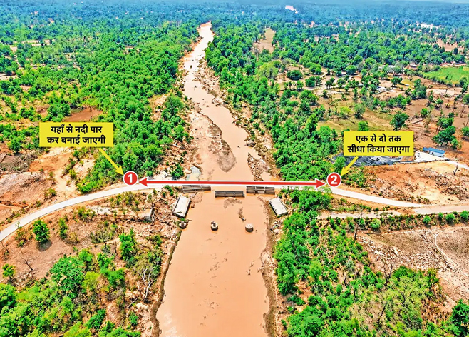 चितालंका ब्रिज का टेंडर निरस्त, री-टेंडर व निर्माण तक भारी वाहन दंतेवाड़ा से गुजरेंगे