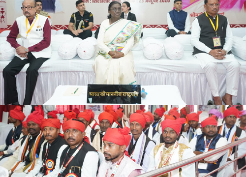 राष्ट्रपति मुर्मु ने कहा -मैं भी मांझी की बेटी हूं, आदिवासी समाज की संस्कृति और परंपराओं से मेरा गहरा जुड़ाव