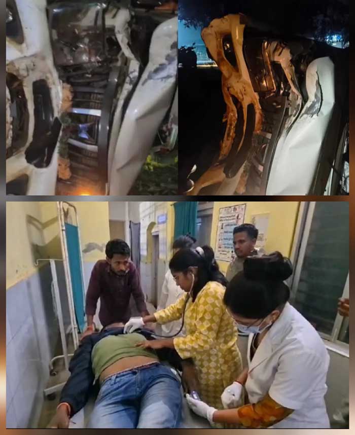 बोलेरो पेड़ से टकराई, सेना के जवान की हुई मौत, 6 घायल, एक गंभीर