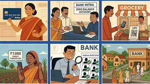 छत्तीसगढ़ की 11,689 ग्राम पंचायतों और शहरी निकायों में वित्तीय समावेशन अभियान
